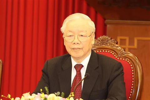 Líder partidista vietnamita felicita al presidente del CPP