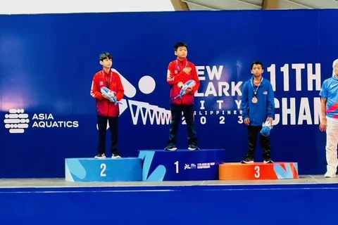 Vietnam gana medalla de oro en Campeonato de Clavado para Grupo Juvenil de Asia