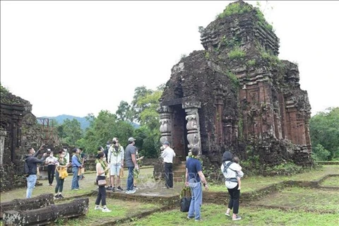 Santuario de My Son recibe unos 110 mil visitantes extranjeros en el primer trimestre