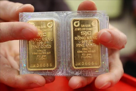 Precios del oro en Vietnam aumentaron 8% en primer trimestre