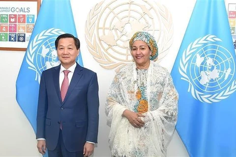 Viceprimer ministro de Vietnam se reúne con subsecretaria de la ONU