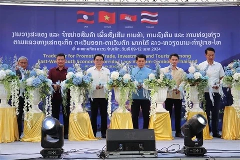 Inauguran en Laos feria comercial Vietnam-Laos-Camboya-Tailandia