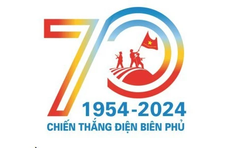 Logotipo oficial para el 70º aniversario de la victoria de Dien Bien Phu