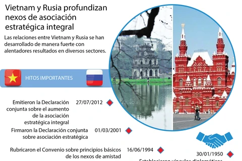 [Infografía] Vietnam y Rusia profundizan asociación estratégica integral