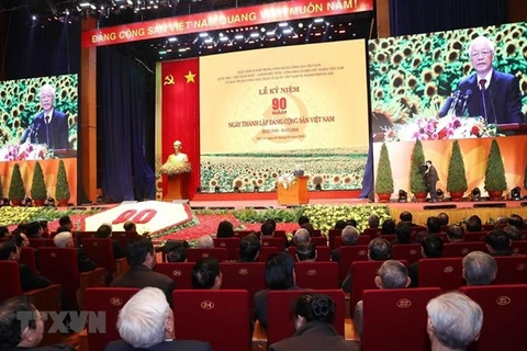 Discurso del máximo dirigente de Vietnam en acto conmemorativo por la fundación del Partido Comunista
