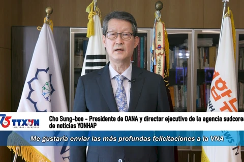 Director ejecutivo de la agencia surcoreana de noticias YONHAP envía congratulaciones a la VNA