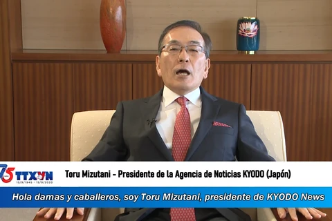 Presidente de KYODO envía congratulaciones a la VNA