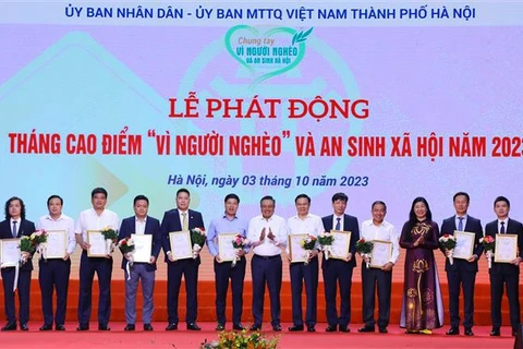 Hanoi lanza el Mes por los pobres y bienestar social