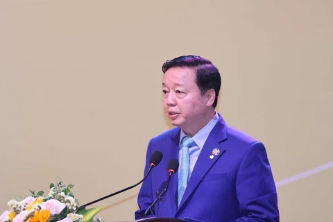 El ministro de Recursos Naturales y Medio Ambiente, Tran Hong Ha (Fuente: VNA)