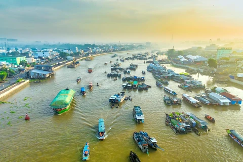 Delta del Mekong de Vietnam promueve atracción de destinos turísticos típicos
