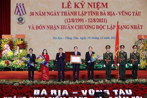 Asiste premier vietnamita ceremonia por fundación de Ba Ria-Vung Tau