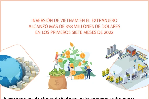 Inversión de vietnam en el extranjero alcanzó más de 358 millones de dólares 