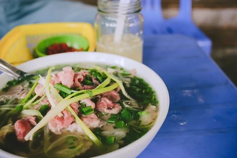 Sopa de fideos con ternera de Nam Dinh 
