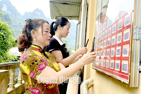 Provincia de Tuyen Quang promueve aplicación de códigos QR en trámites administrativos