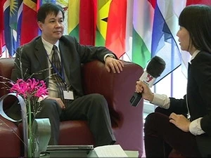 El director del Departamento de Propiedad Intelectual del Ministerio de Ciencia-Tecnología de Vietnam,Ta Quang Minh en una entrevista en WIPO. (Fuente: VNA)
