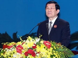 El presidente Truong Tan Sang (Fuente: VNA)