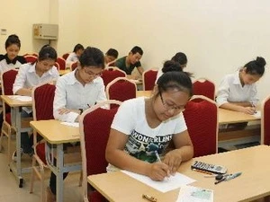 Unos 840 bachilleres vietnamitas participarán en la segunda ronda de pruebas para el ingreso a la universidad (Fuente: VNA)