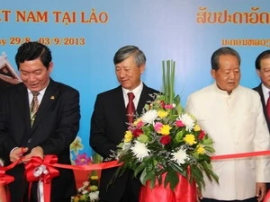 La inauguración de la Semana de la Cultura vietnamita en Laos. (Fuente: VNA)