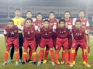 La selección sub- 16 de Vietnam (Fuente: VNA)