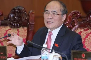 El presidente de la Asamblea Nacional (AN) de Vietnam, Nguyen Sinh Hung. (Fuente: VNA)