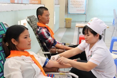 En desarrollo campaña vietnamita de donación de sangre 