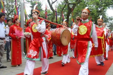 Organizarán en abril festival del Templo de los Reyes Hung (Fuente:VNA)