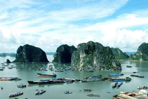 La Bahía de Ha Long, patrimonio natural del mundo. (Fuente: VNA)