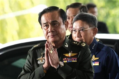 El comandante del Ejército de Tailandia, Prayuth Chan-Ocha, desempeña el cargo de primer ministro interino. (Fuente: VNA)