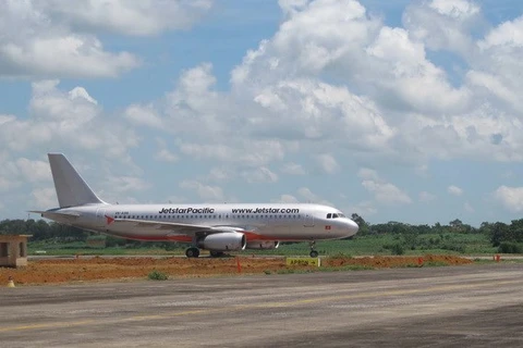 La aerolínea vietnamita Jetstar Pacific inauguró la ruta directa entre Ciudad Ho Chi Minh y Singapur (Fuente:VNA).