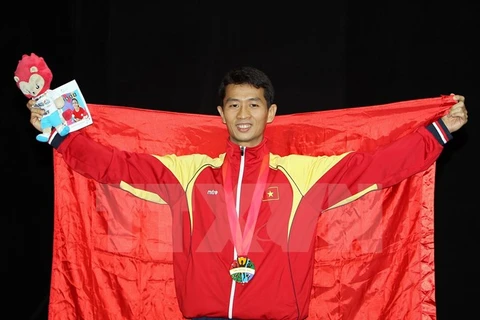 El deportista de Pencak Silat, Diep Ngoc Vu Minh.