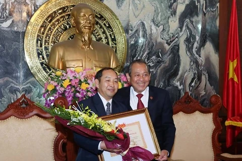 Le vice-président de la Cour populaire suprême du Laos à l'honneur 