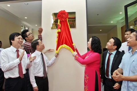 Inauguration du Centre d'information de la VNA à Hanoi