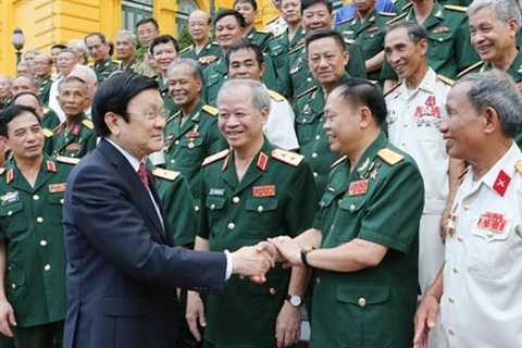 Le chef de l’Etat reçoit des anciens combattants de deux divisions héroïques