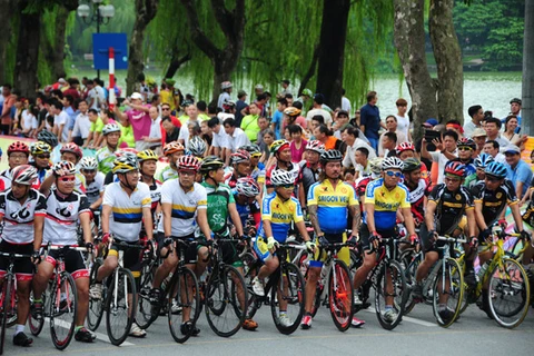 Près de 500 sportifs au tournoi cyclisme Hanoi élargi