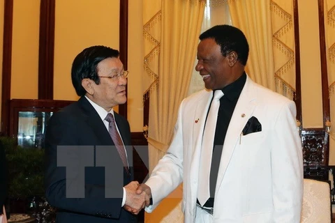 Le président Truong Tan Sang reçoit l’ambassadeur du Nigéria