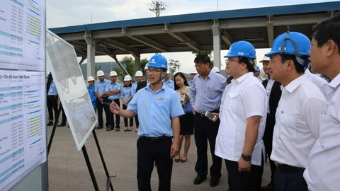 Mise en chantier du port international de l’aciérie de Nghi Son 