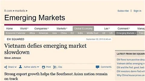 Financial Times: Le Vietnam, «un miracle asiatique»