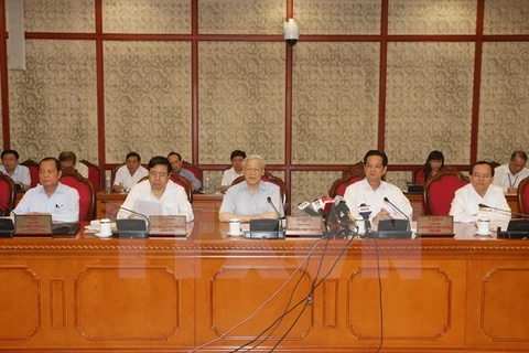 Le Bureau politique donne ses avis pour le 16e Congrès de l'Organisation du Parti de Hanoi
