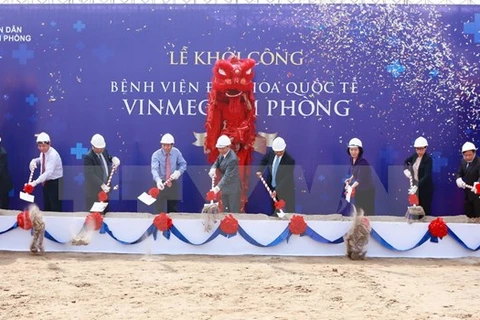 Vingroup: mise en chantier de la polyclinique internationale Vinmec Hai Phong