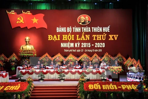Ouverture du 15e Congrès de l’organisation du PCV pour Thua Thien-Hue