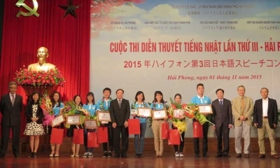 Troisième concours national d'exposé oral en japonais à Hai Phong