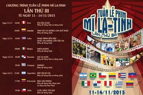 La troisième Semaine du film d'Amérique latine à Hanoi 