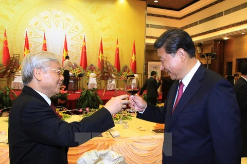 Banquet en l'honneur du dirigeant chinois Xi Jinping