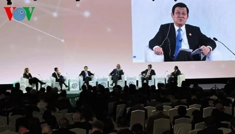 Le président Truong Tan Sang au Sommet des entreprises de l’APEC