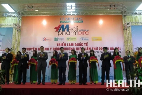 Ouverture de la "Vietnam Medi-Pharm Expo 2015" à Hanoi
