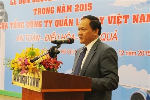  Accueil du 600.000e vol en 2015 à Hô Chi Minh-Ville