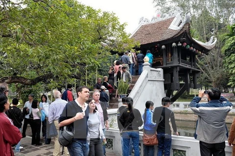 Hanoi : forte hausse du nombre de touristes étrangers