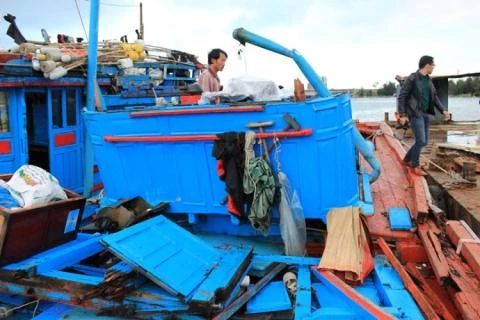 L’APV proteste contre la destruction d’un bateau de pêche vietnamien
