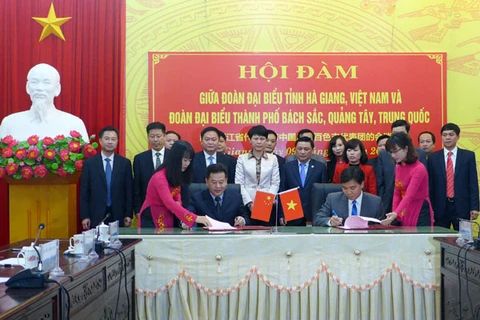 Ha Giang renforce sa cooperation avec la ville chinoise de Baise