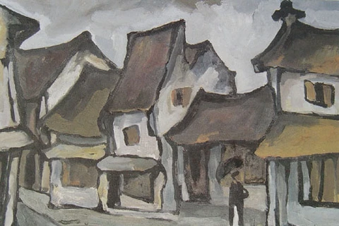 Les rues de Hanoï en peinture